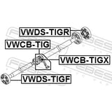 Vibration Damper, propshaft FEBEST VWDS-TIGF