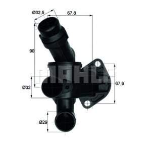 Thermostat, coolant MAHLE ORIGINAL TI 7 87