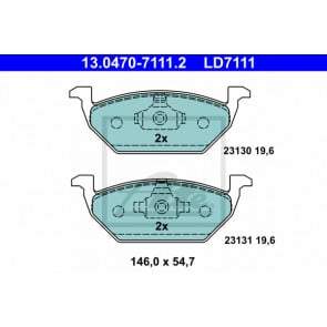 Brake Pad Set, disc brake ATE 13.0470-7111.2