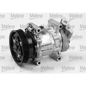 VALEO NEW ORIGINAL PART Compressor, air conditioning  PAG 46, Refrigerant: R 134a, with PAG compressor oil, 699218, 7700273801, 7701499969, 7711135926, 8200315733, 8200600117, 8200716562, 8200866436, 8200953358, SD6V12