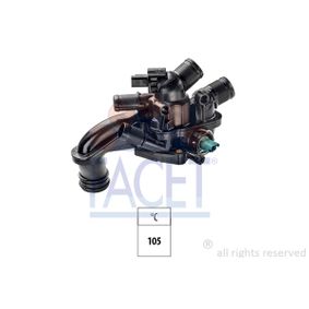 FACET Thermostat, coolant  Opening Temperature: 105°C, Integrated housing, 7.8863, 1336Z8, 9810916880, 1336Z8, 9810916880