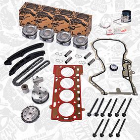 ET ENGINETEAM Piston  with piston rings, with cylinder head gasket, with screw set, PM009800ET, 03C107065AH, 03C107065AQ, 03C107065AS, 03C107065BF, 03C107065BL, 03C107065CE, 03C107065CF, 03C107065CK