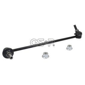 GSP Rod / Strut, stabiliser  Front axle both sides Article number, S050040, 1K0411351B, 1K0411351D, 1K0411351E, 1K0411351G, 1K0411351J, 1K0411351K, 1K0411351N, 1K0411351P, 1K0411351R, 1KD411315A, 5Q0411315, 5Q0411315A, 5Q0411315B, 5QM411315