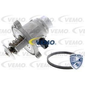 VEMO Q+, Thermostat, coolant  Opening Temperature: 105°C, with seal, Metal Housing, with housing Article number, V20-99-0163, 0150976, 0304425, 11530150976, 11530304425, 11537502779, 11537586885, 7502779, 7586885