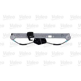 VALEO Window Regulator  Rear, Right, Operating Mode: Electric, without electric motor Article number, 850821,  51353448252