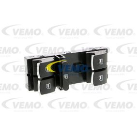 VEMO Switch, window regulator  Front, Driver side, Original VEMO QualitY,  V10-73-0255, 5K4859857, 5K4859857AXSH, 5K4859857857XSH, 5ND959857, 5ND959857XSH, 5K4959857AXSH, 5K4959857XSH, 5ND859857XSH